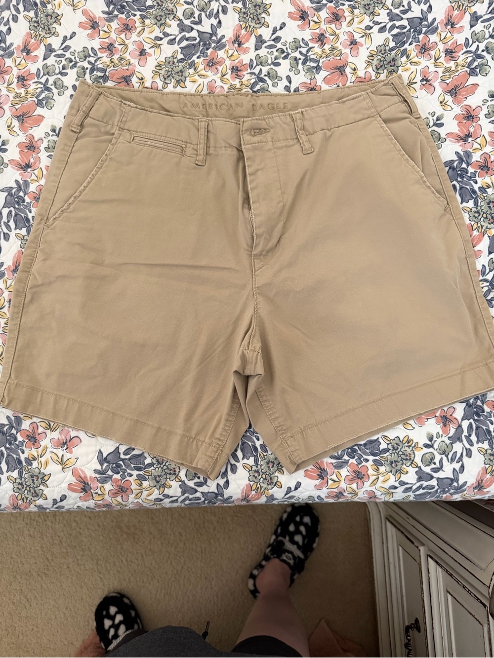 American Eagle Outfitters Tan Chino Shorts - Neutral Tan